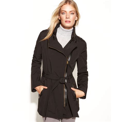 michael michael kors women's belted coat|Michael Kors women's coats sale.